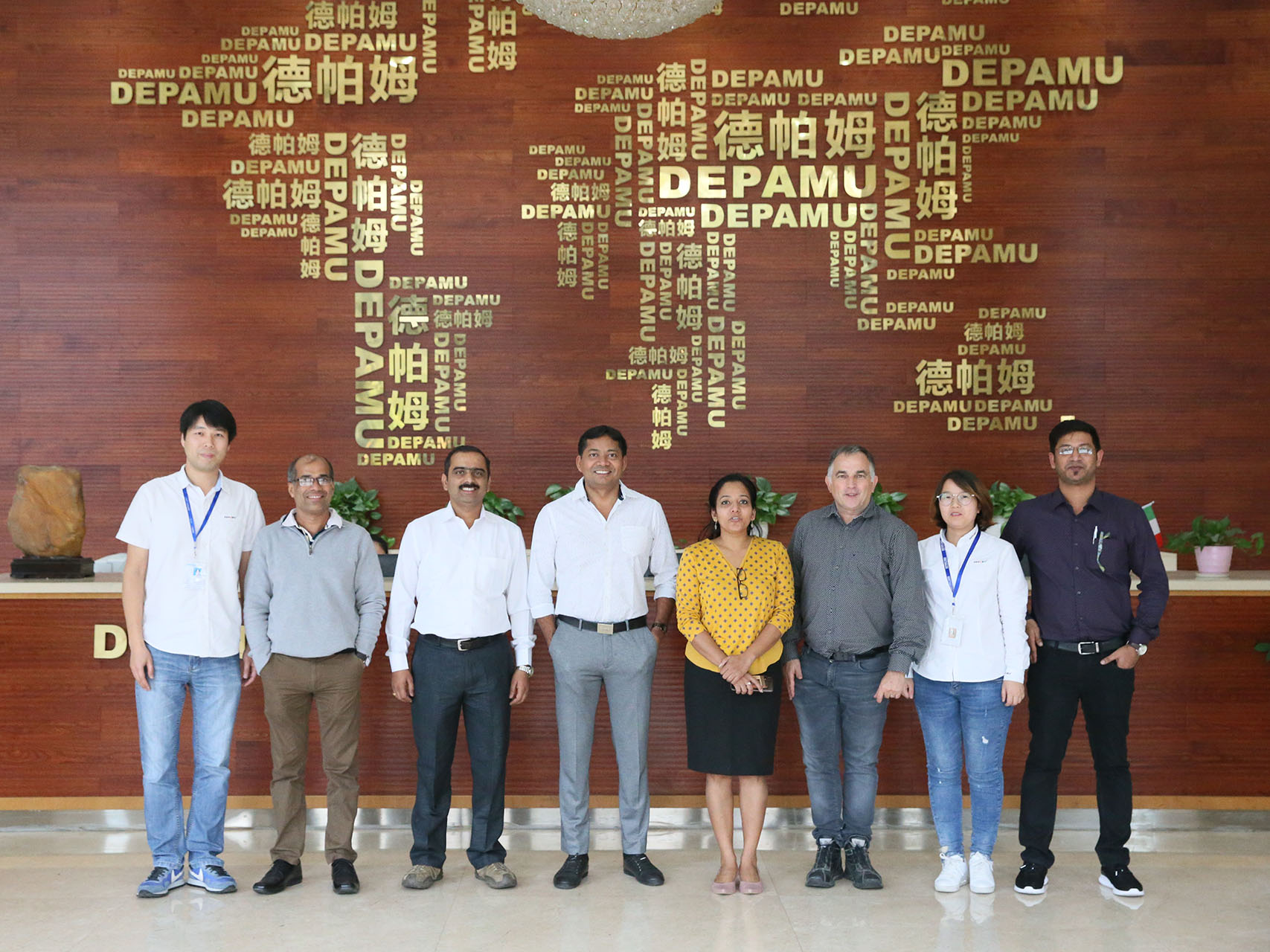 金秋十月，有朋自印度來--印度項(xiàng)目業(yè)主前來德帕姆考察驗(yàn)貨